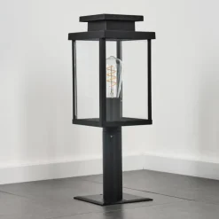 Tieva Borne lumineuse, Eclairage de chemin Noir, 1 lumière