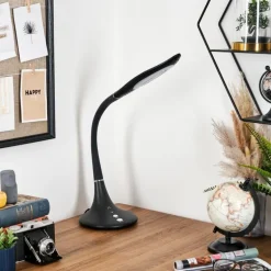 Toggerbo Lampe de bureau, Lampe à poser, Liseuse LED Noir, 1 lumière