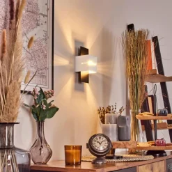 Tora Luminaire Up & Down, Applique murale LED Noir, 1 lumière
