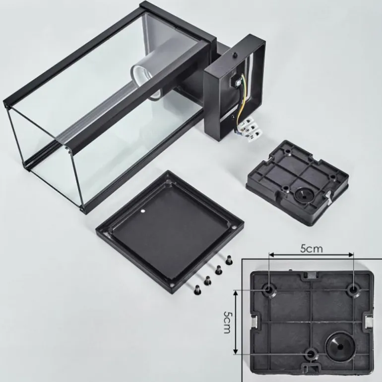 Tourega Lampe murale d´extérieur Noir, 1 lumière