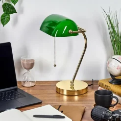 Tremoceira Lampe de banquier, Lampe de bureau, Lampe à poser Laiton, 1 lumière