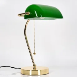 Tremoceira Lampe de banquier, Lampe de bureau, Lampe à poser Laiton, 1 lumière