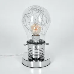 Tryan Lampe de bureau, Lampe à poser Chrome, 1 lumière