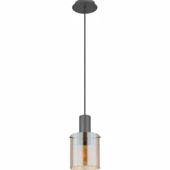 Tulivar Suspension Luminaires Globo Lighting Gris, 1 lumière