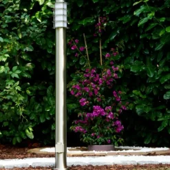 Tunes Lampadaire, Eclairage de chemin Acier inoxydable, 1 lumière