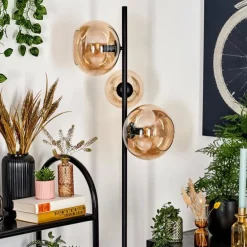 Tureby Lampadaire Ambre, 3 lumières