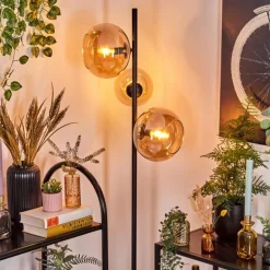 Tureby Lampadaire Ambre, 3 lumières