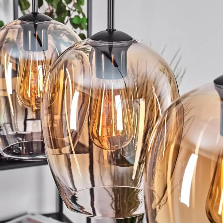 Vevino Suspension Ambre, Clair, 3 lumières