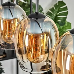 Vevino Suspension Ambre, Clair, 5 lumières