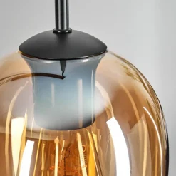 Vevino Suspension Ambre, Clair, 5 lumières