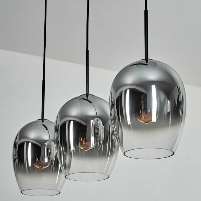 Vevino Suspension Chrome, Clair, 3 lumières