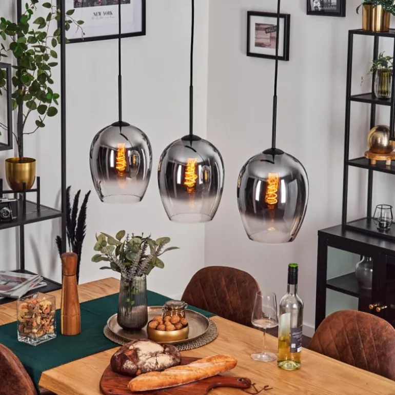 Vevino Suspension Chrome, Clair, 3 lumières