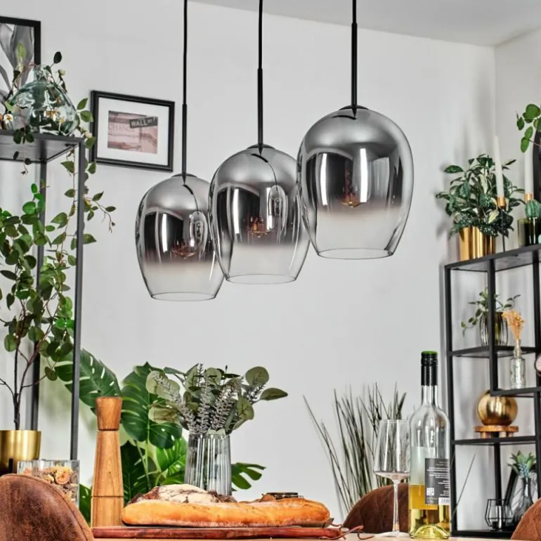 Vevino Suspension Chrome, Clair, 3 lumières
