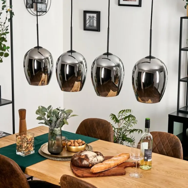 Vevino Suspension Chrome, 4 lumières