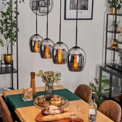 Vevino Suspension Chrome, 4 lumières