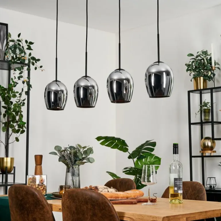 Vevino Suspension Chrome, 4 lumières