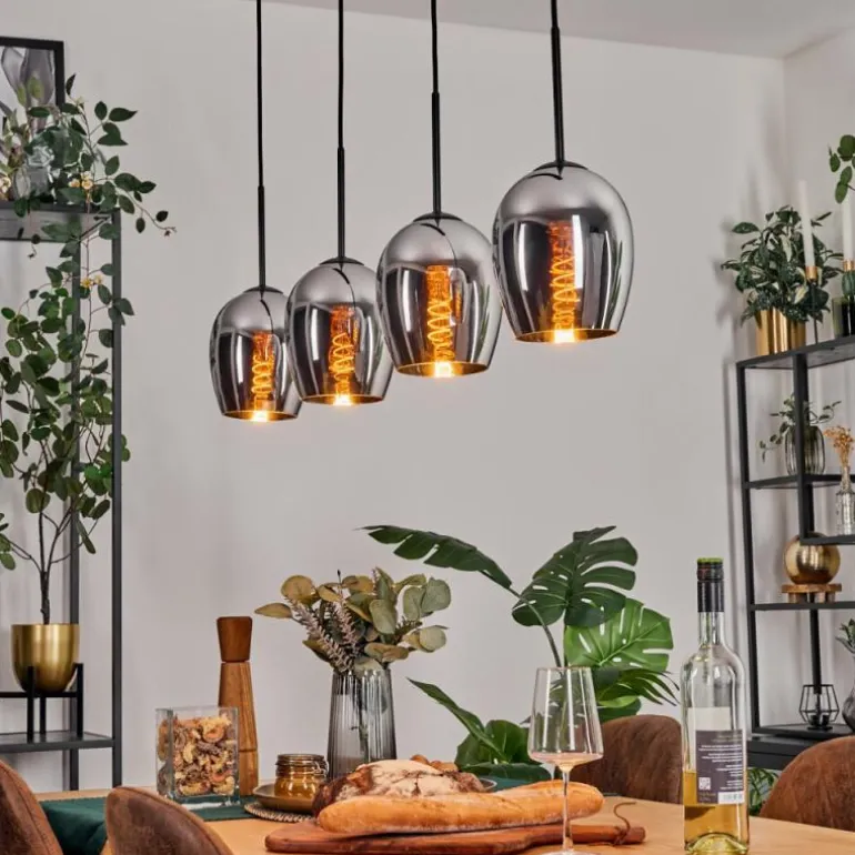 Vevino Suspension Chrome, 4 lumières