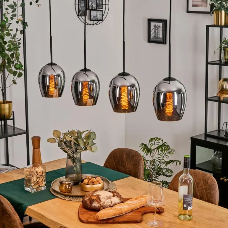 Vevino Suspension Chrome, 4 lumières