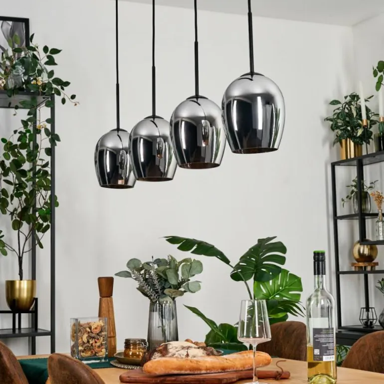 Vevino Suspension Chrome, 4 lumières