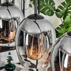 Vevino Suspension Chrome, Clair, 5 lumières