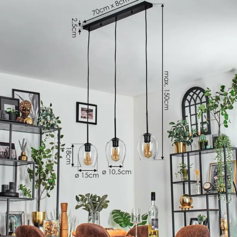 Vevino Suspension Clair, 3 lumières