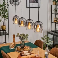 Vevino Suspension Clair, Fumé, 4 lumières