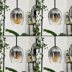 Vevino Suspension Clair, Fumé, 4 lumières