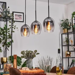 Vevino Suspension Noir, 3 lumières