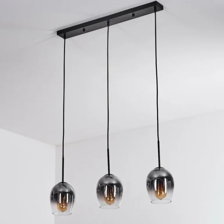 Vevino Suspension Noir, 3 lumières