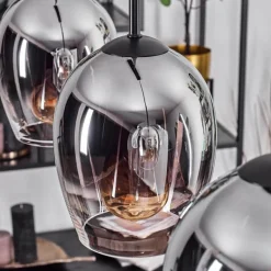 Vevino Suspension Noir, 3 lumières