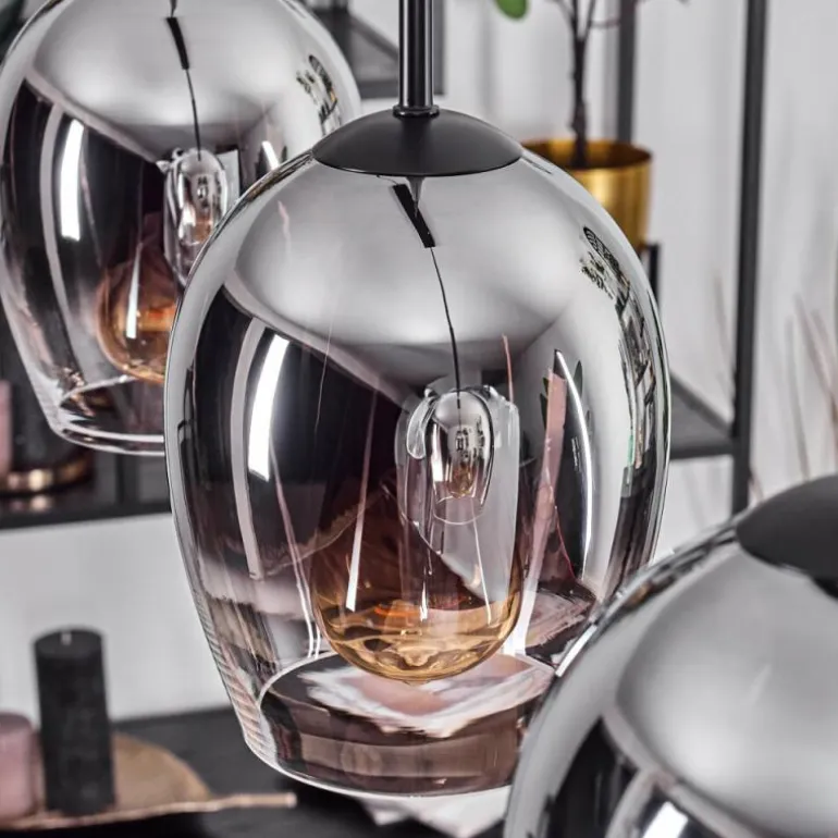 Vevino Suspension Noir, 3 lumières