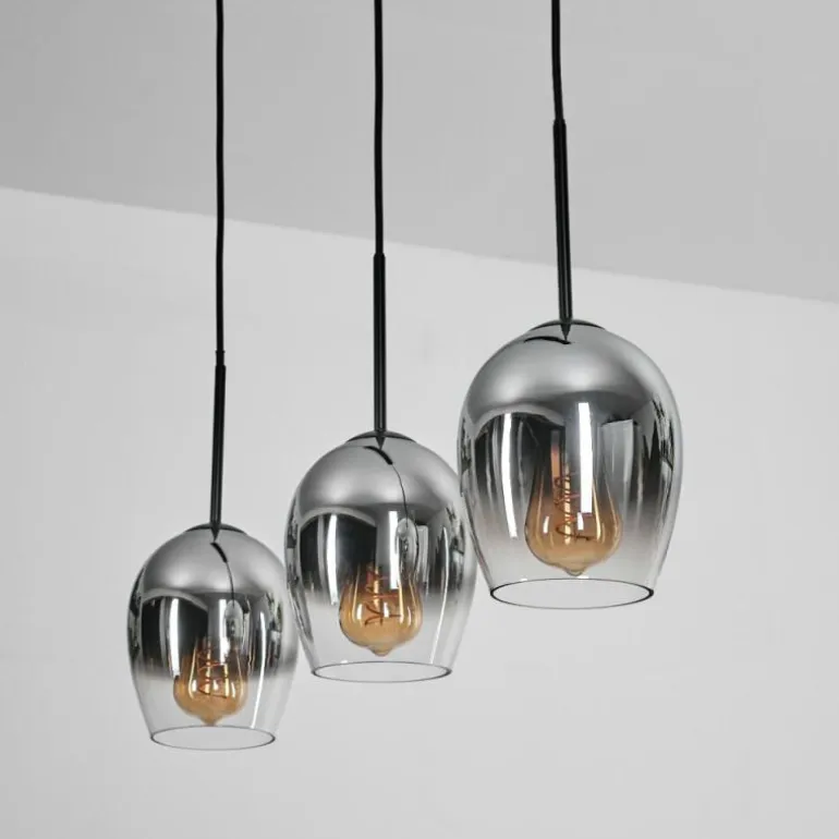 Vevino Suspension Noir, 3 lumières