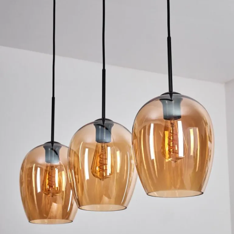 Vevino Suspension Noir, 3 lumières