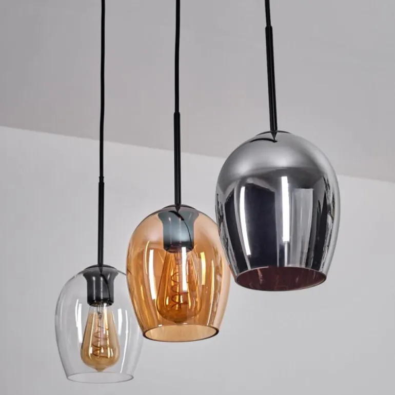 Vevino Suspension Noir, 3 lumières