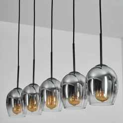 Vevino Suspension Noir, 5 lumières