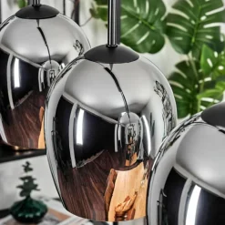 Vevino Suspension Noir, 5 lumières