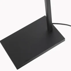 Vidrio Lampadaire Luminaires Steinhauer Noir, 1 lumière