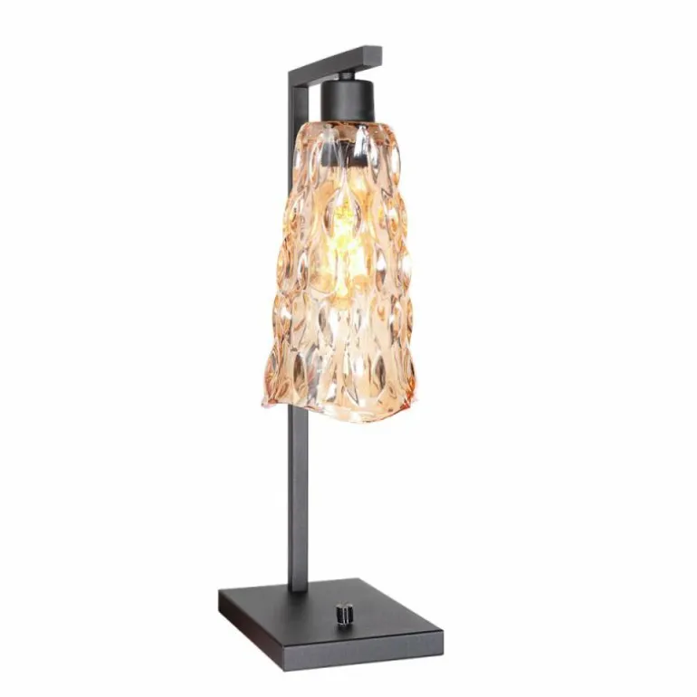 Vidrio Lampe à poser Luminaires Steinhauer Noir, 1 lumière