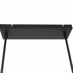 Vidrio Suspension Luminaires Steinhauer Noir, 3 lumières