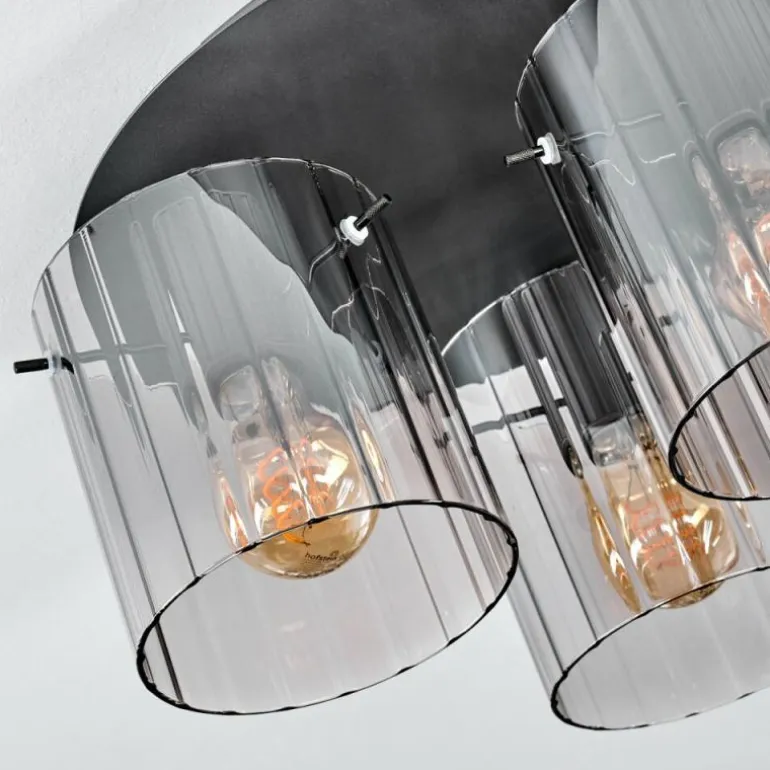 Vireda Plafonnier Anthracite, 3 lumières