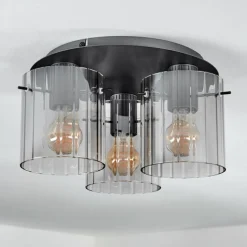 Vireda Plafonnier Anthracite, 3 lumières