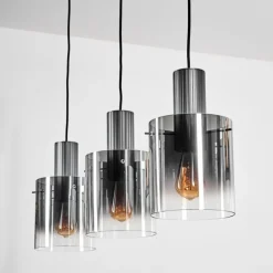 Vireda Suspension, Suspension Anthracite, 3 lumières