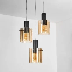 Vireda Suspension, Suspension Anthracite, 3 lumières