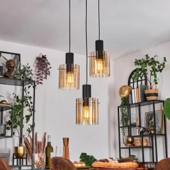 Vireda Suspension, Suspension Anthracite, 3 lumières