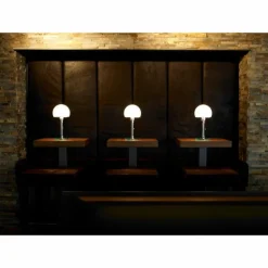 Wagenfeld 24 Tecnolumen Lampe à poser Nickel mat, Transparent, 1 lumière