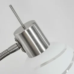 Warga Boule lumineuse, Lampadaire Nickel mat, 1 lumière