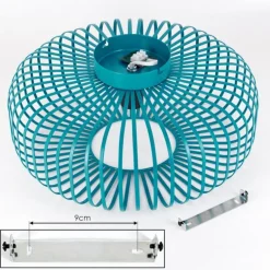 Wemude Plafonnier Bleu, 1 lumière