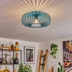 Wemude Plafonnier Bleu, 1 lumière
