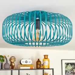 Wemude Plafonnier Bleu, 1 lumière
