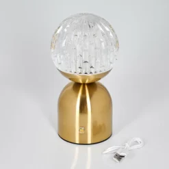 Yngered Lampe à poser LED Laiton, 1 lumière